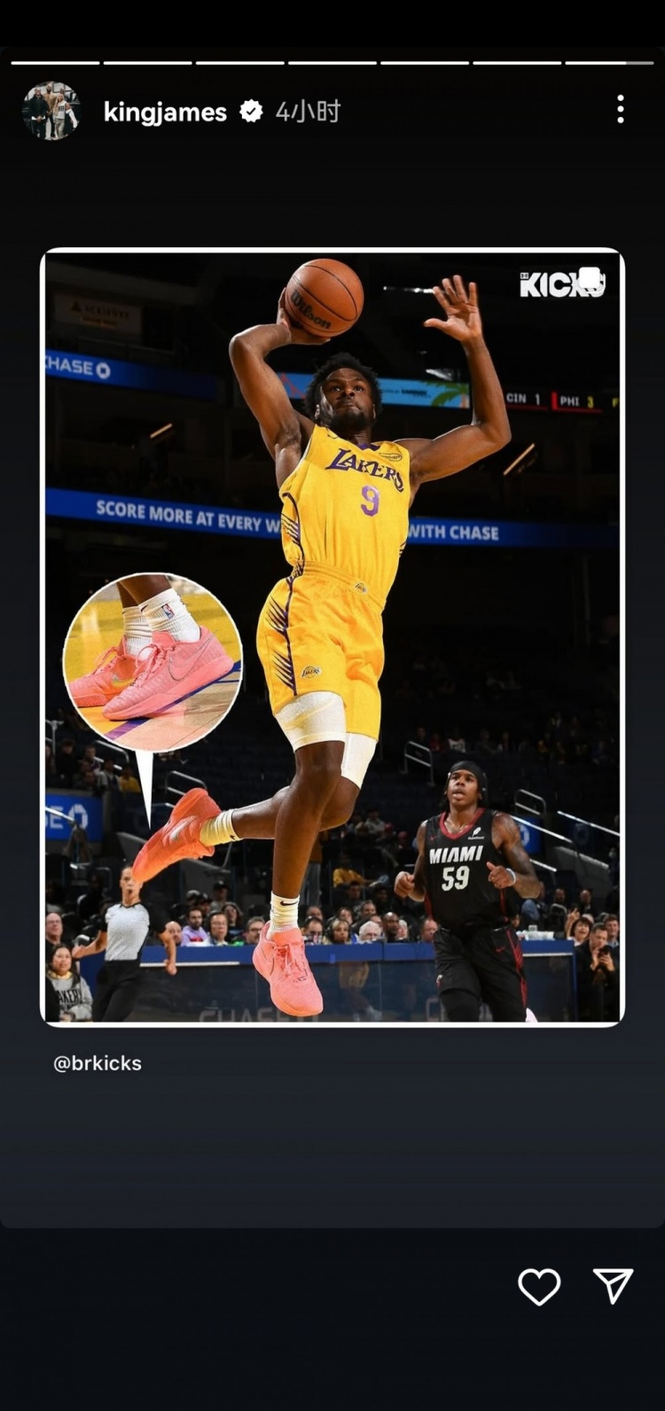 乃父之风😍布朗尼夏联献精彩暴扣 詹姆斯连发三条动态